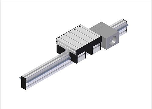 Low-maintenance, compact rack drive